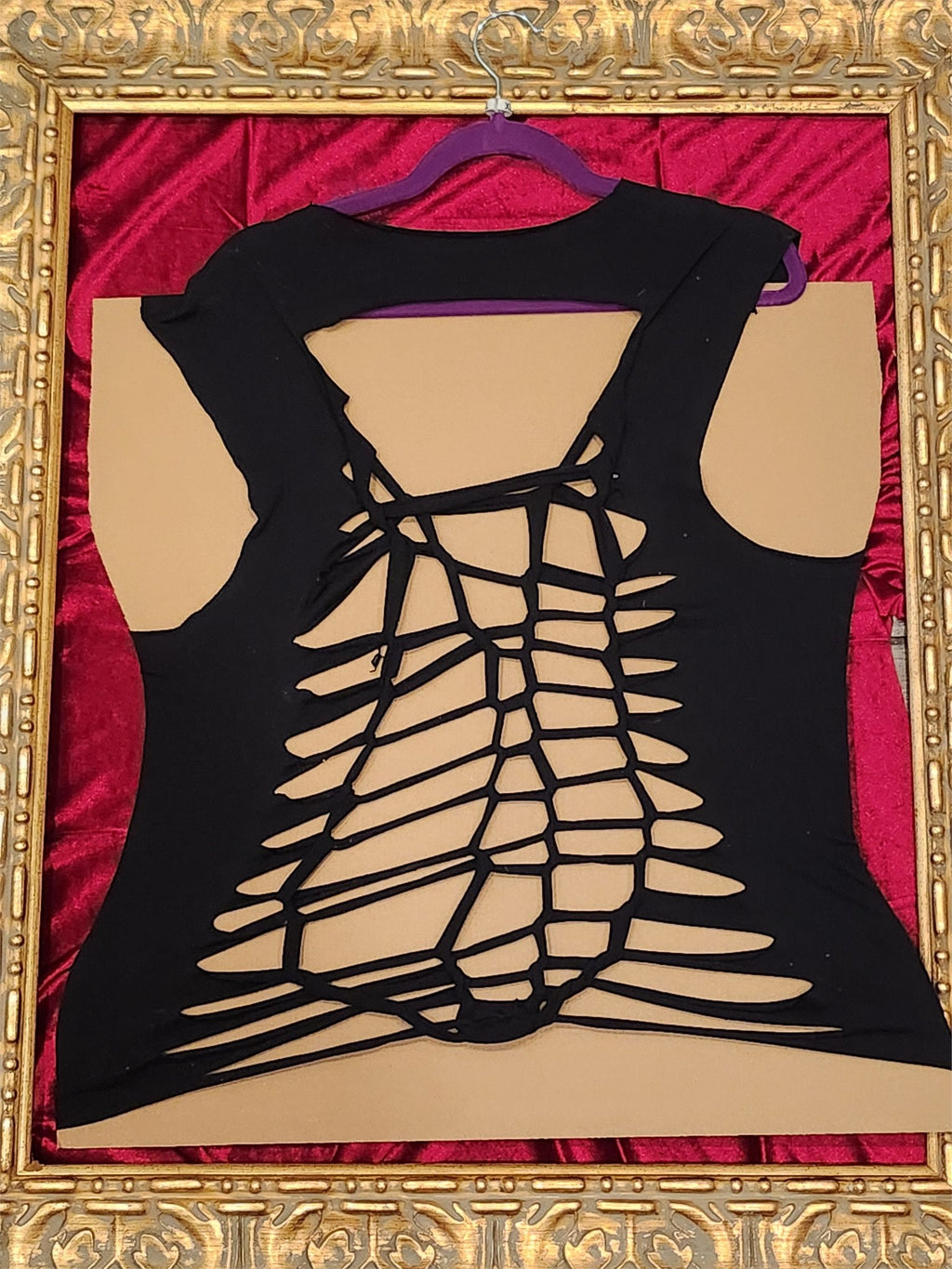 One-of-a-Kind Reworked University of Alaska Woven-Back Tank – XL - additional view