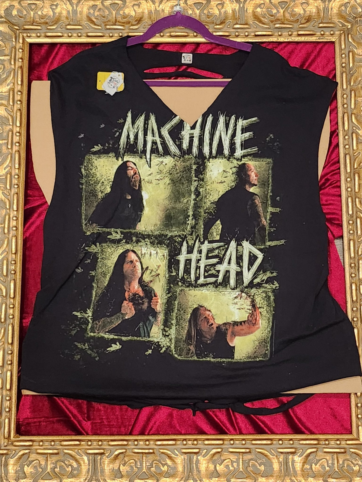 One-of-a-Kind Reworked Machine Head Shirt – XL