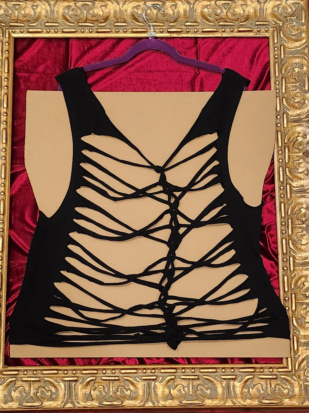 One-of-a-Kind Reworked Herbal Life Open-Back Tank – XL - additional view