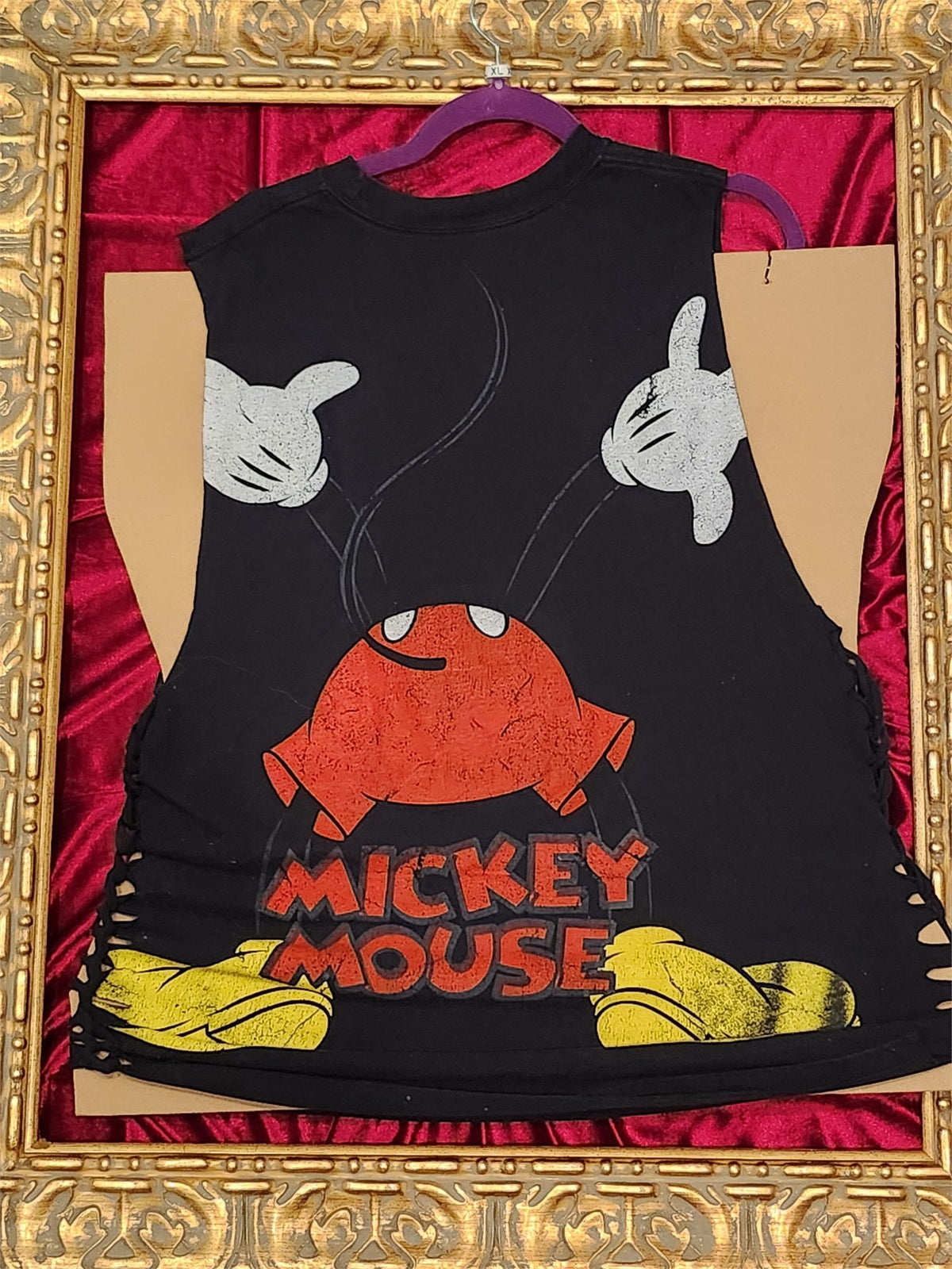 One-of-a-Kind Reworked Mickey Mouse Shirt – XL - additional view