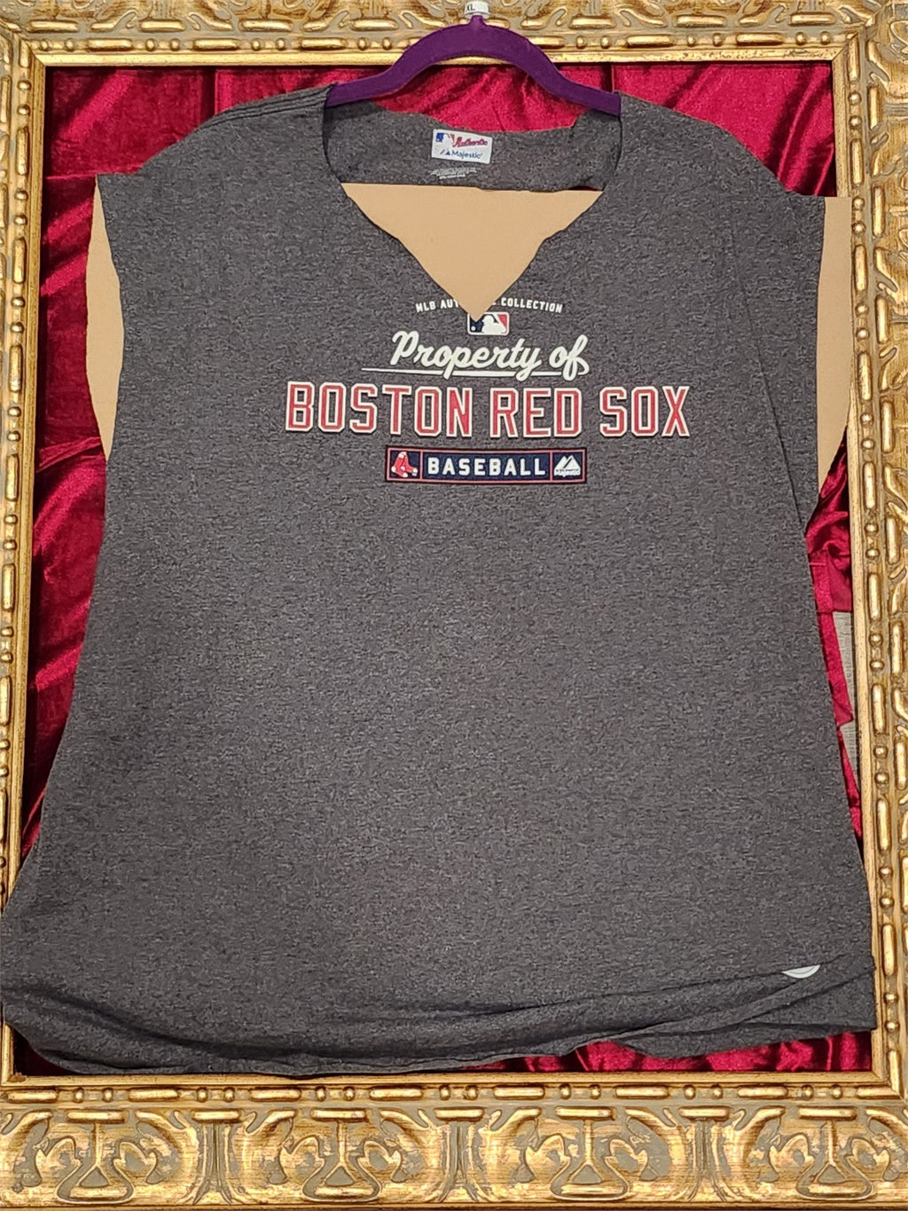 One-of-a-Kind Reworked Boston Red Sox Shirt – XL