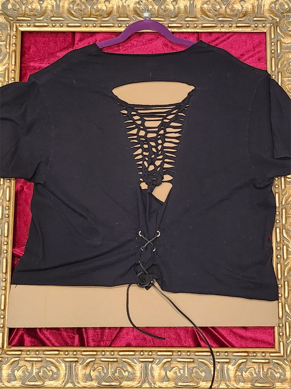 Neon Pineapple Shirt – Upcycled One-of-a-Kind Women’s XL Reworked Shirt - additional view