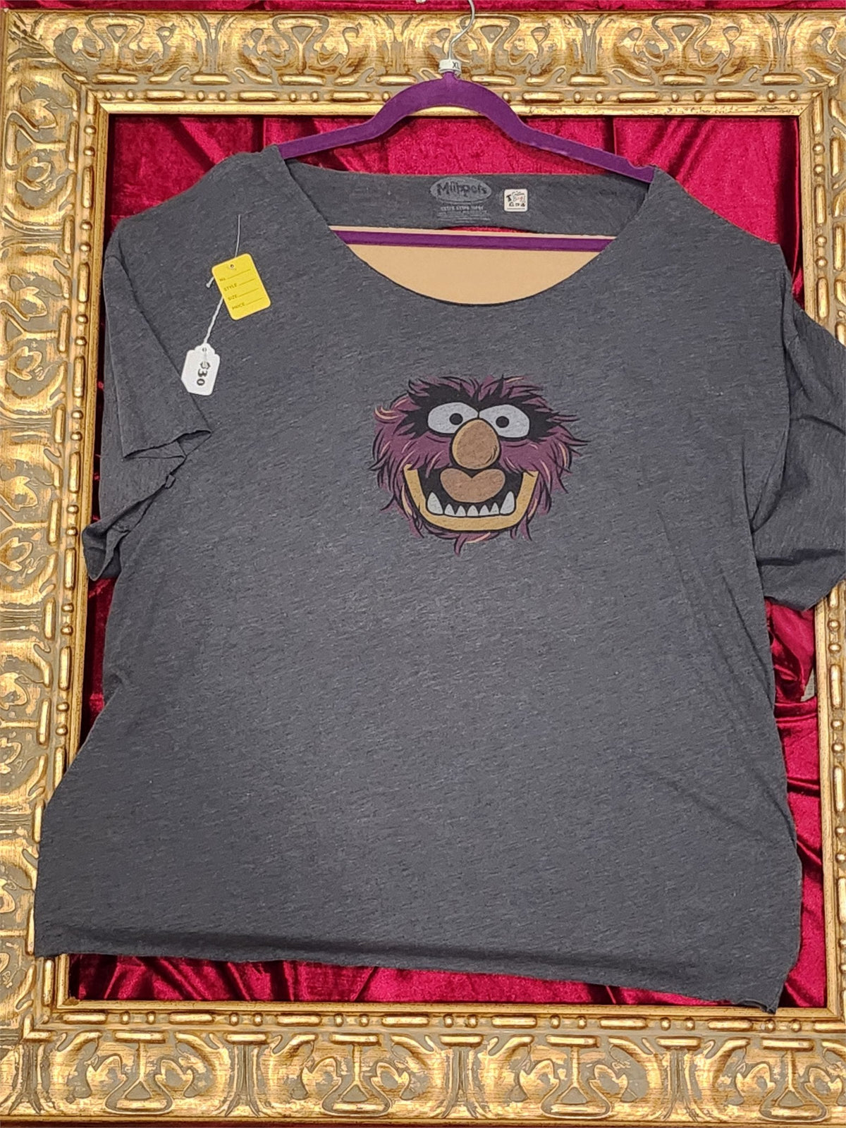 Animal Shirt – Upcycled One-of-a-Kind Women’s XL Reworked Shirt