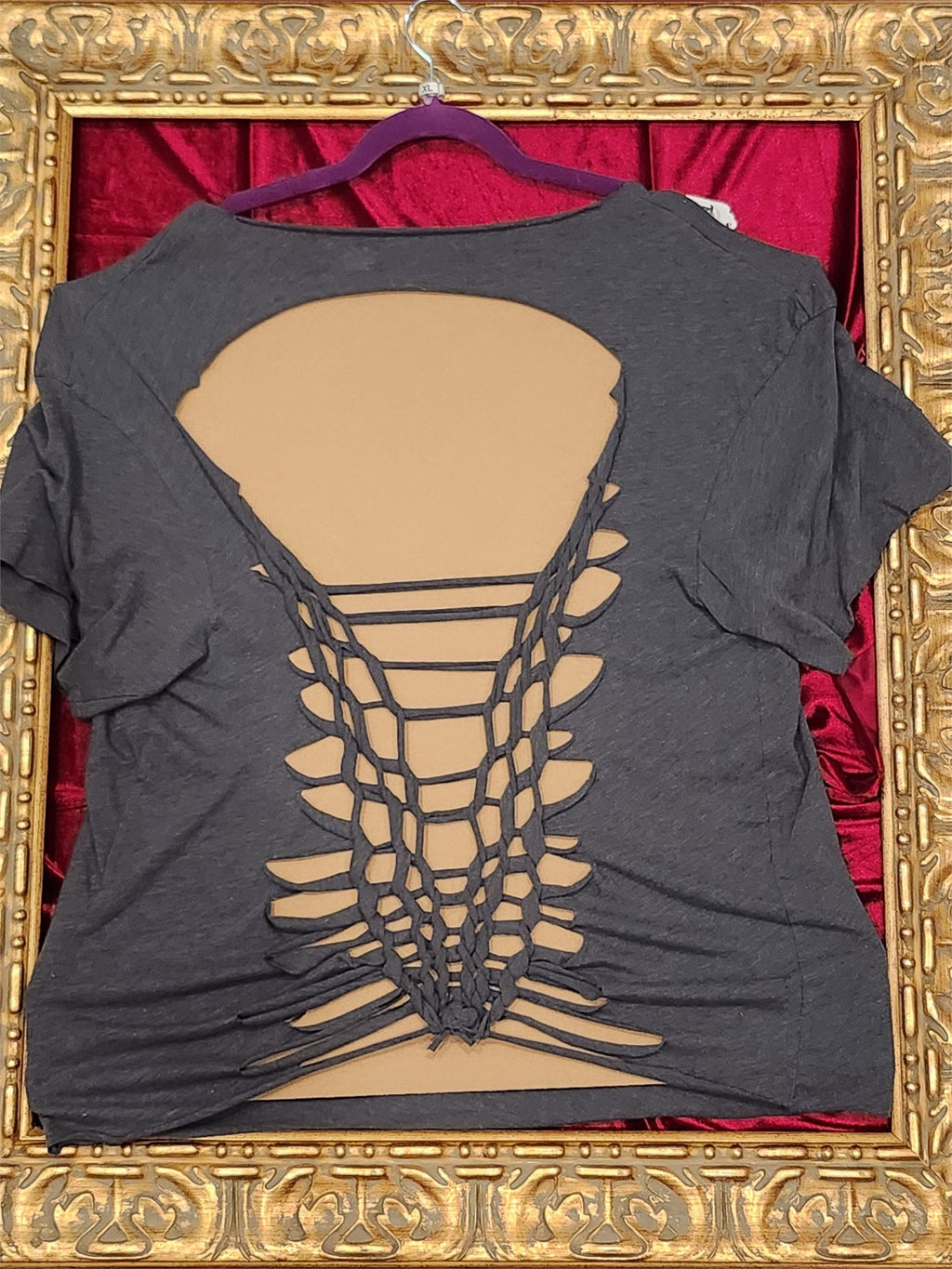 Animal Shirt – Upcycled One-of-a-Kind Women’s XL Reworked Shirt - additional view