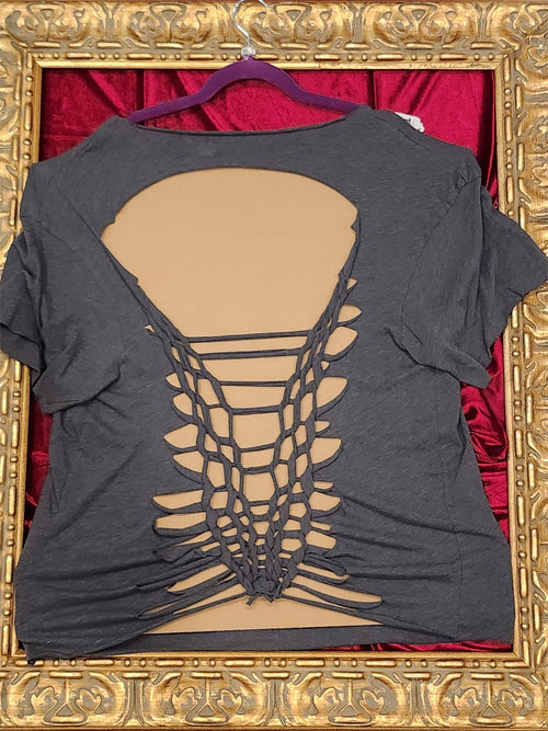 Animal Shirt – Upcycled One-of-a-Kind Women’s XL Reworked Shirt - additional view