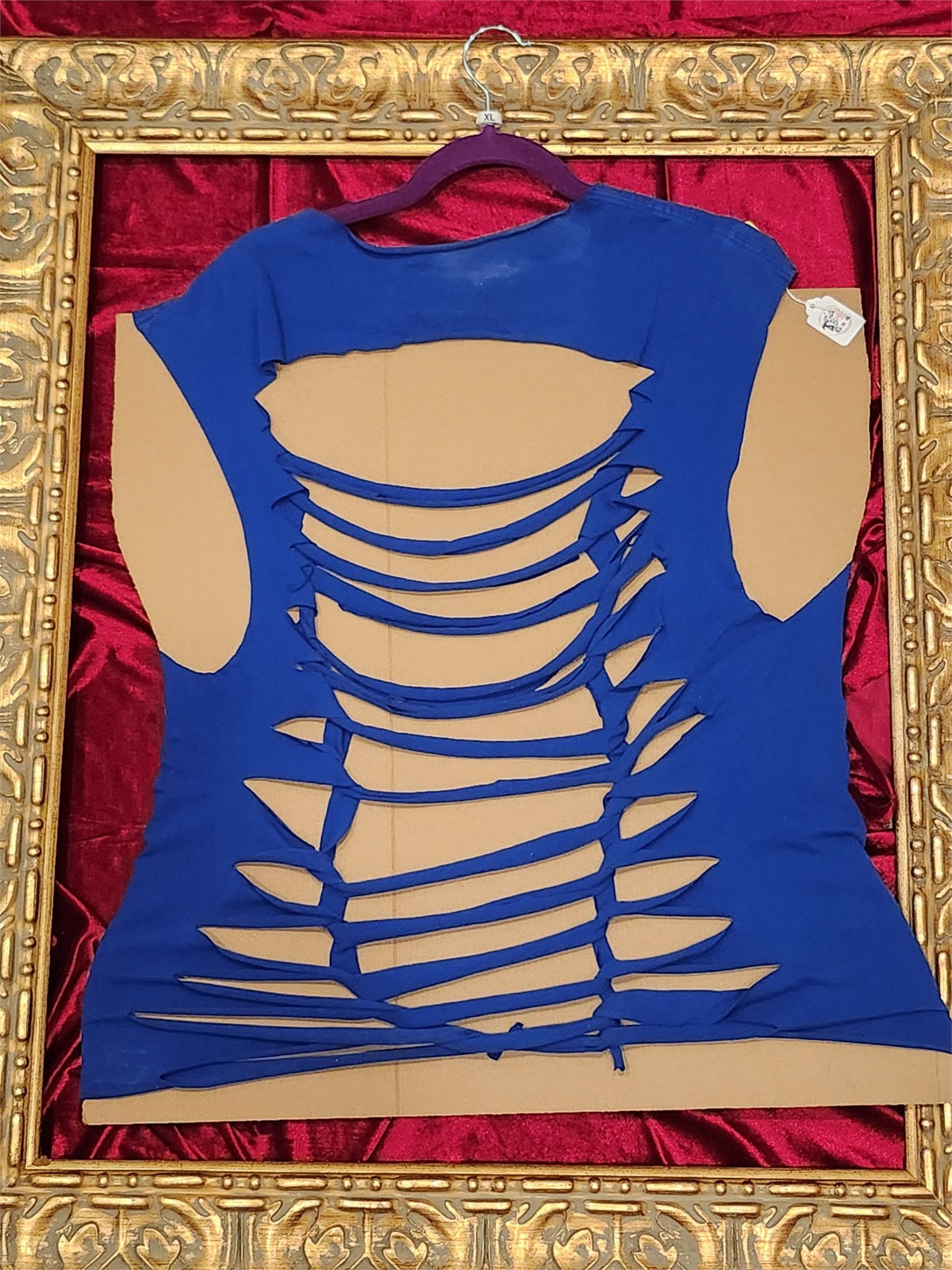 Gene Simmons NY Rangers Shirt – Upcycled One-of-a-Kind Women’s XL Reworked Shirt - additional view