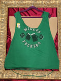 Drink Up Fuckers Tank – Upcycled One-of-a-Kind Women’s XL Reworked Tank