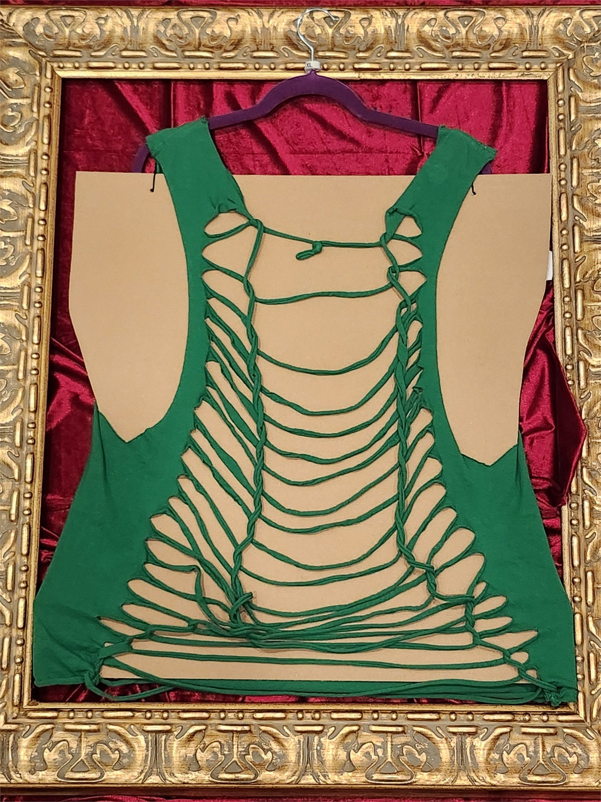 Drink Up Fuckers Tank – Upcycled One-of-a-Kind Women’s XL Reworked Tank - additional view