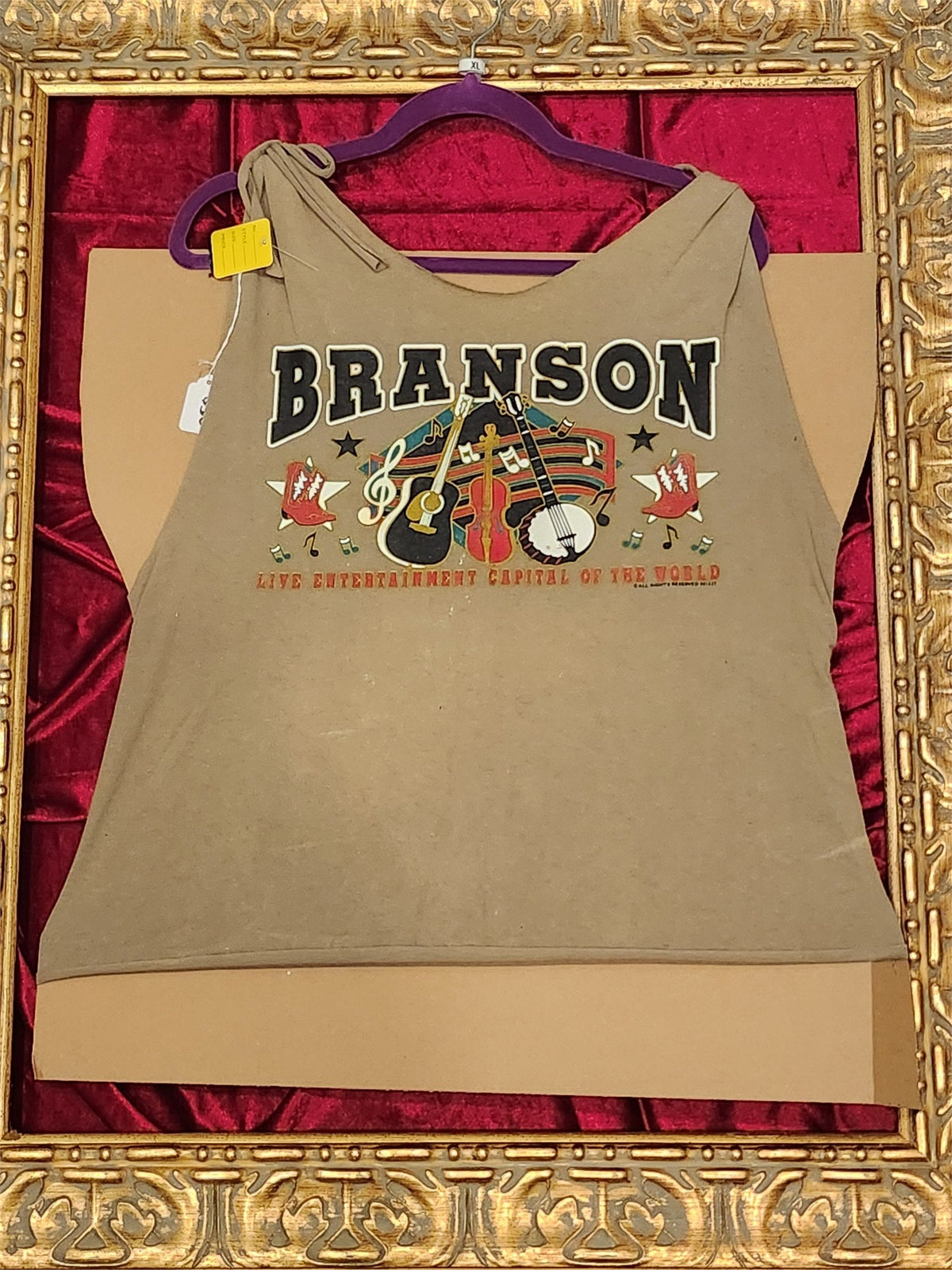Branson Tank – Upcycled One-of-a-Kind Women’s XL Reworked Tank