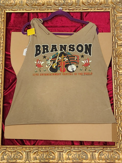 Branson Tank – Upcycled One-of-a-Kind Women’s XL Reworked Tank