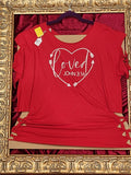 Loved John 3:16 Shirt – Upcycled One-of-a-Kind Women’s XL Reworked Shirt