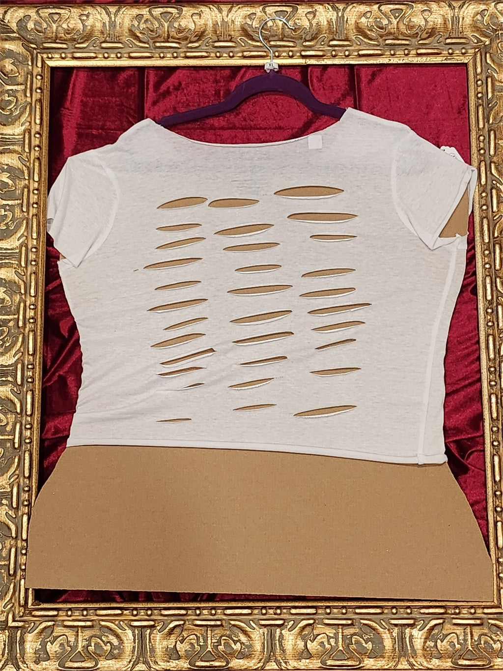 Mickey Mouse White Crop Shirt – Upcycled One-of-a-Kind Women’s XL Reworked Shirt - additional view