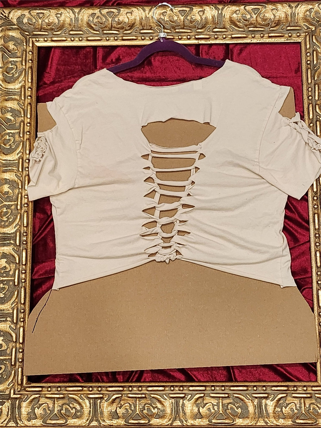 Albuquerque New Mexico Shirt – Upcycled One-of-a-Kind Women’s XL Reworked Shirt - additional view