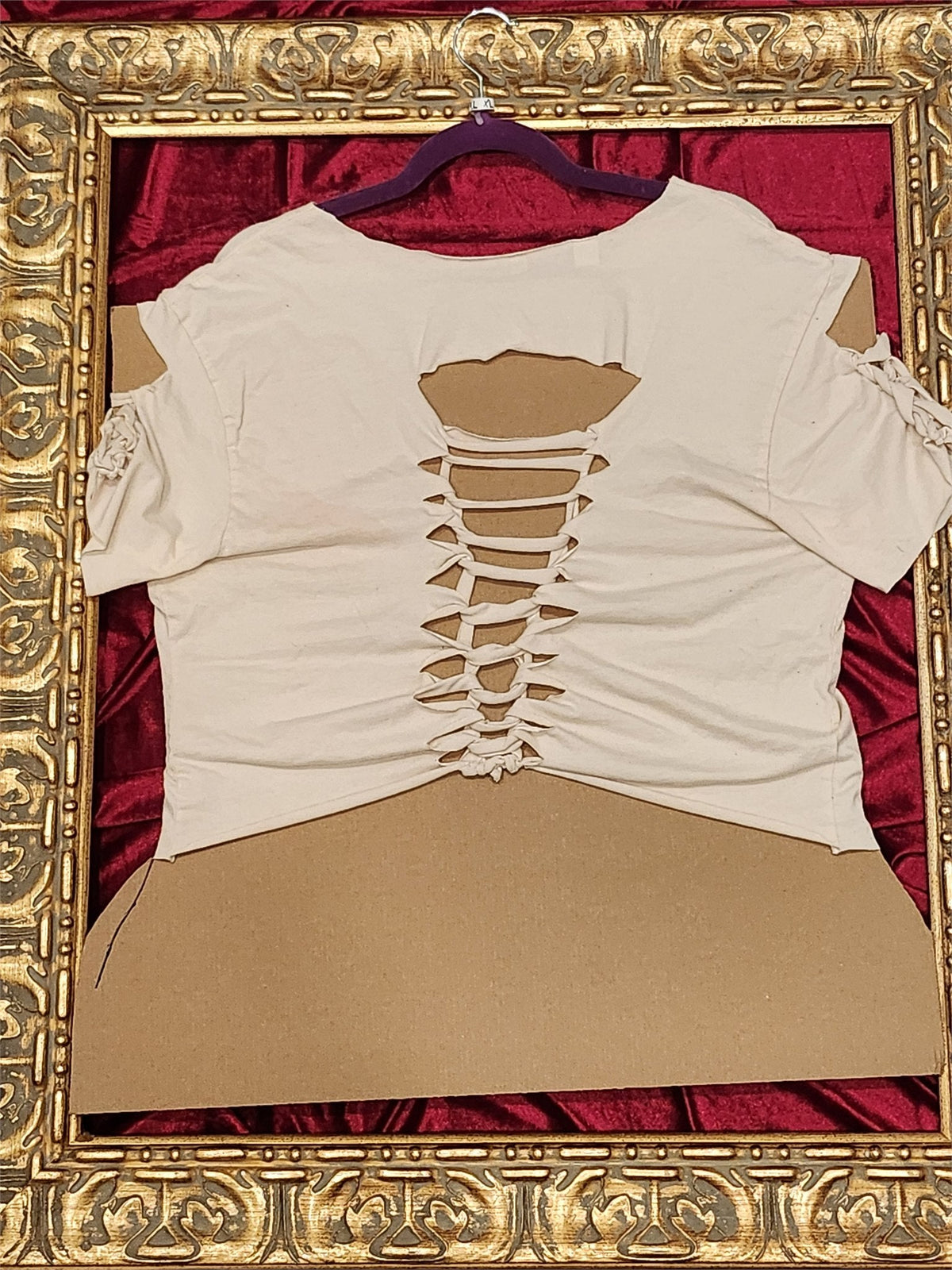 Albuquerque New Mexico Shirt – Upcycled One-of-a-Kind Women’s XL Reworked Shirt - additional view