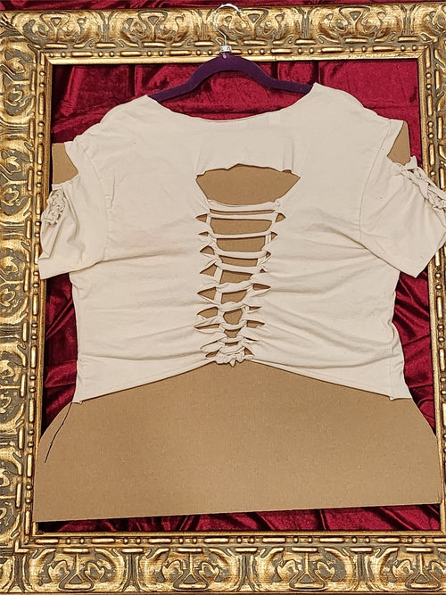 Albuquerque New Mexico Shirt – Upcycled One-of-a-Kind Women’s XL Reworked Shirt - additional view