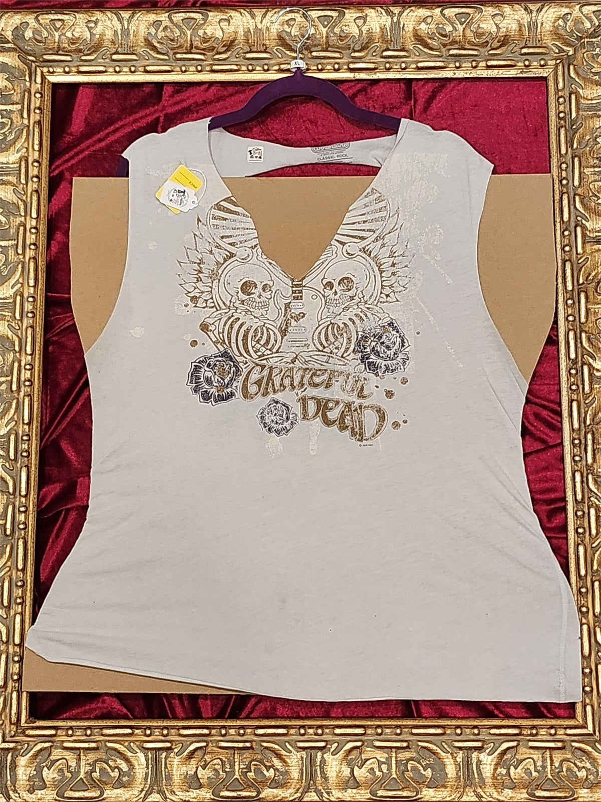 Grateful Dead Tank – Upcycled One-of-a-Kind Women’s XL Reworked Tank