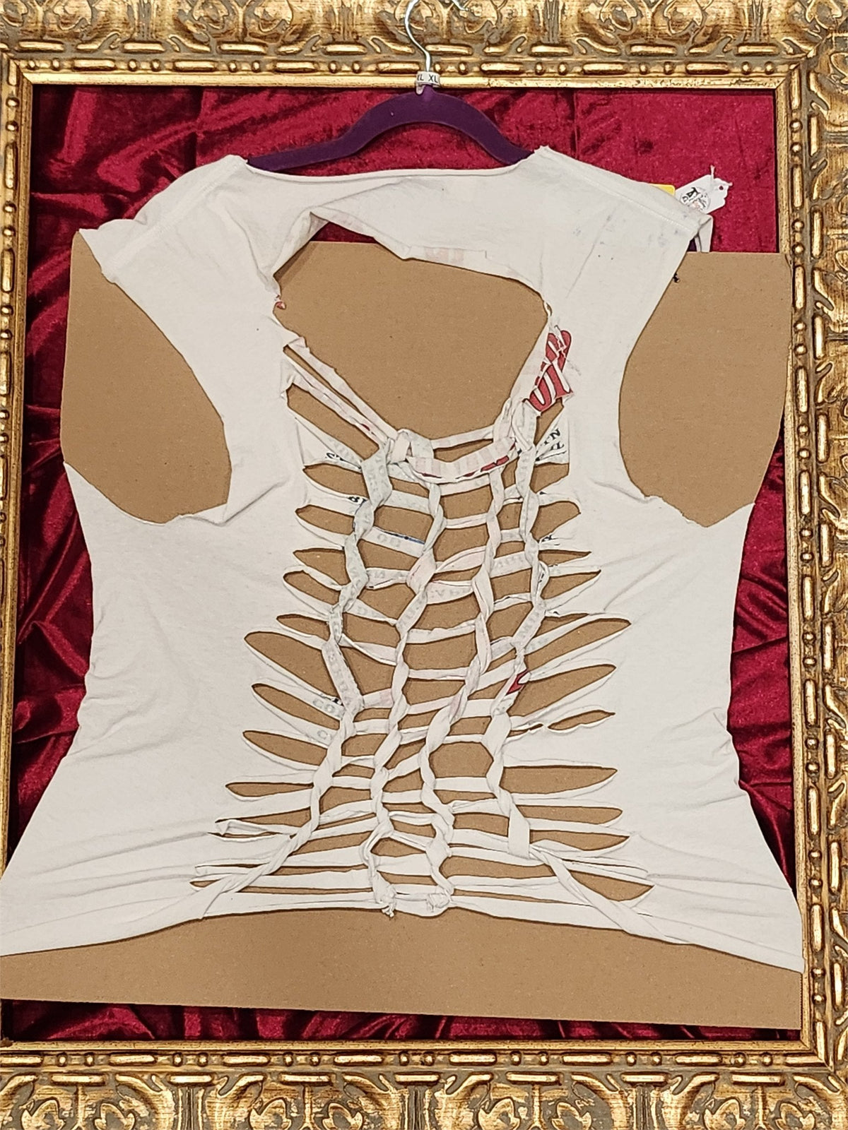 Ricky Van Shelton USA Tour Tank – Upcycled One-of-a-Kind Women’s XL Reworked Tank - additional view