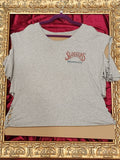 Sluggers Bermuda Shirt – Upcycled One-of-a-Kind Women’s XL Reworked Shirt