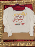 Give Blood Shirt – Upcycled One-of-a-Kind Women’s XL Reworked Shirt