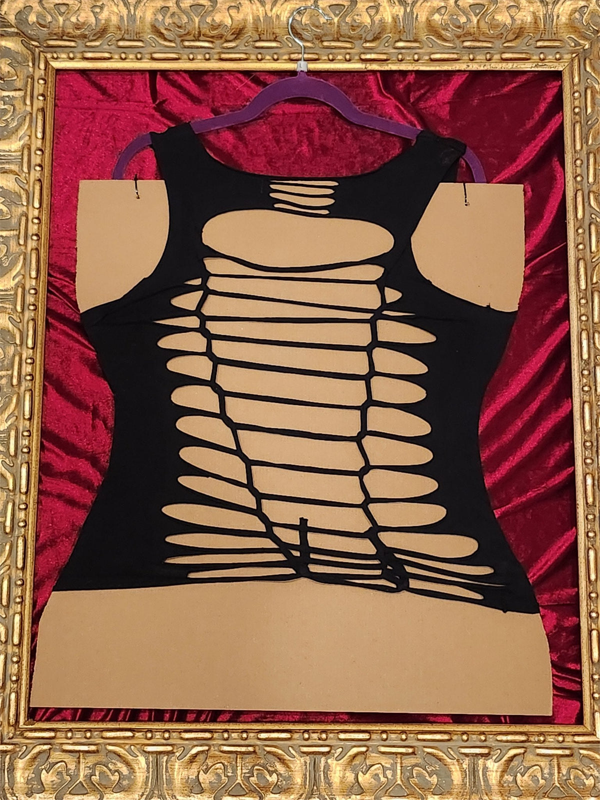 My Chemical Romance Rhinestone Cutout Tank – One-of-a-Kind Women’s Large Reworked Top - additional view