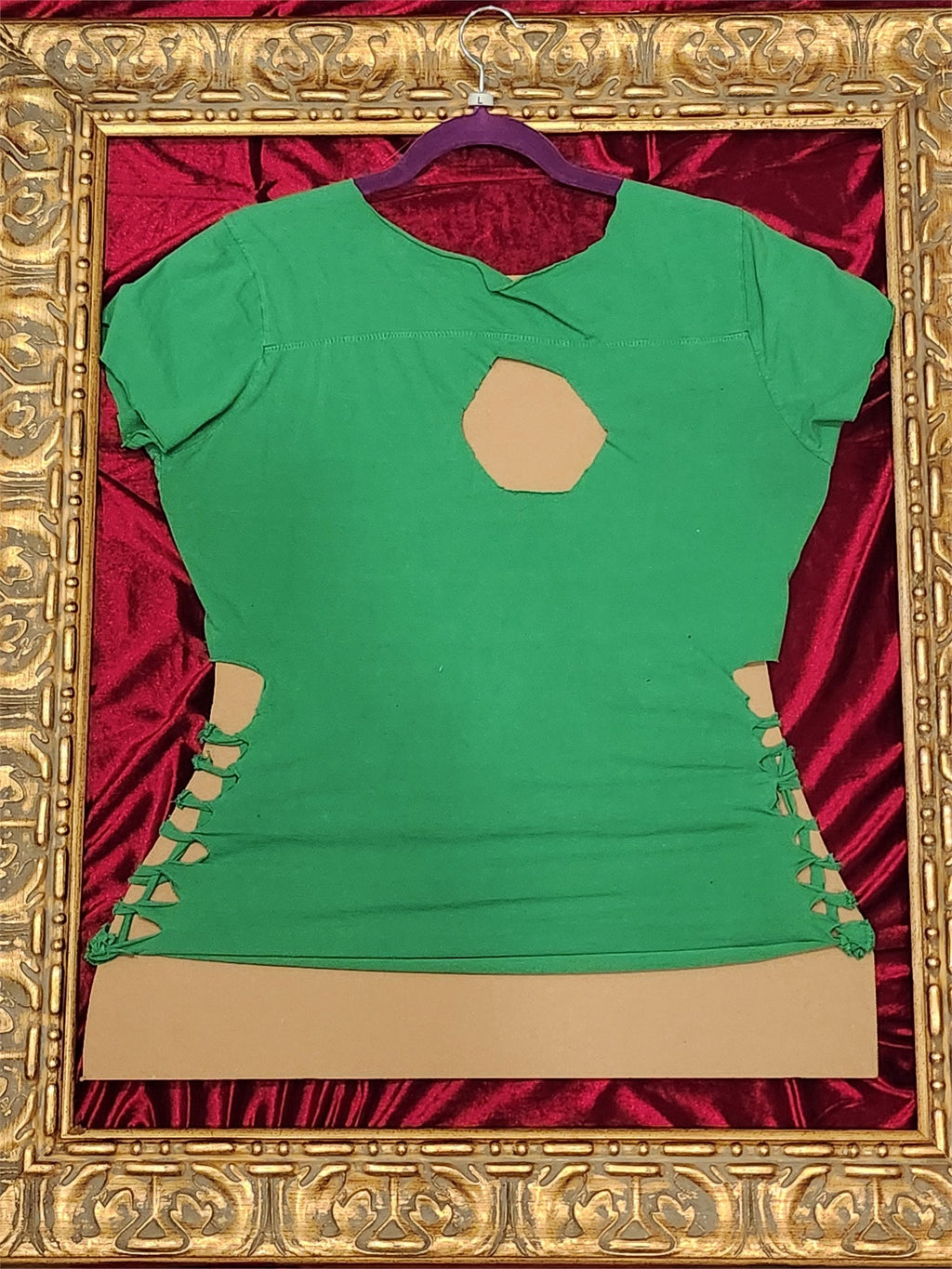 One-of-a-Kind NY Yankees Green Upcycled Shirt – Women’s Large - additional view