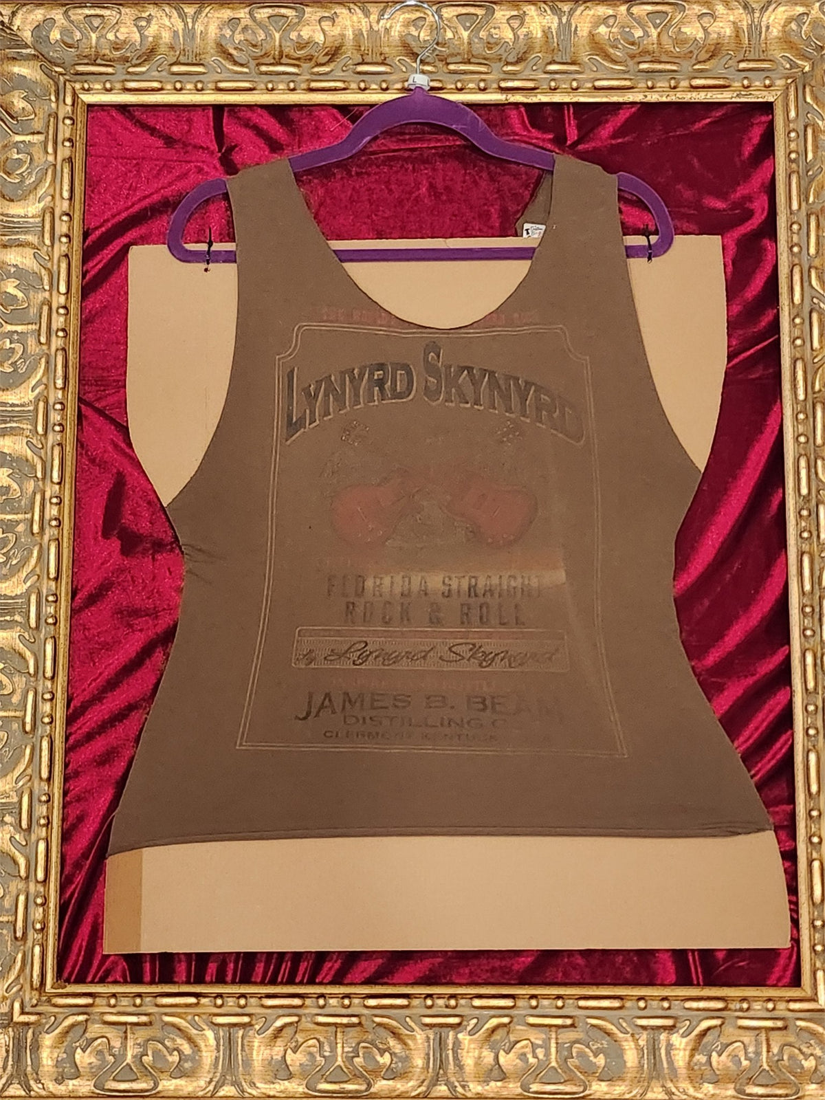 One-of-a-Kind Lynyrd Skynyrd Upcycled Tank – Women’s Large