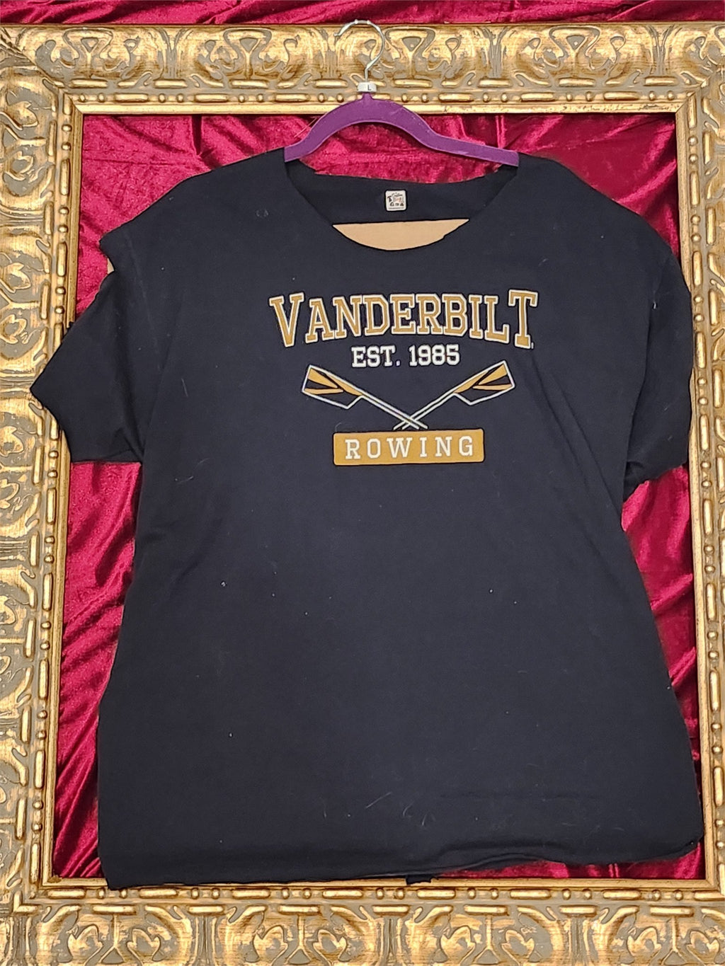 One-of-a-Kind Vanderbilt Rowing Upcycled Shirt – Women’s Large