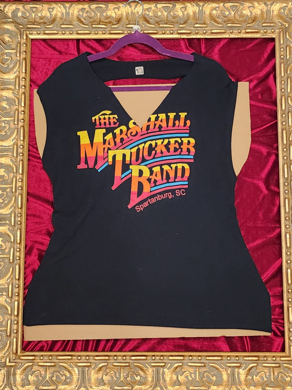 One-of-a-Kind Marshall Tucker Band Upcycled Tank – Women’s Large