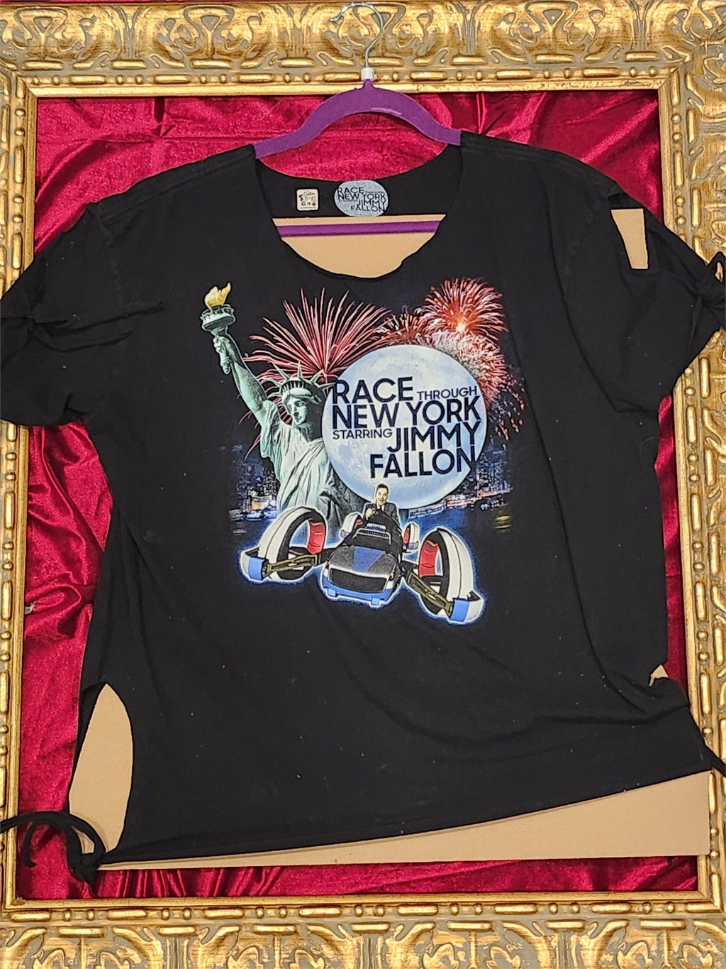 One-of-a-Kind Jimmy Fallon Upcycled Shirt – Women’s Large