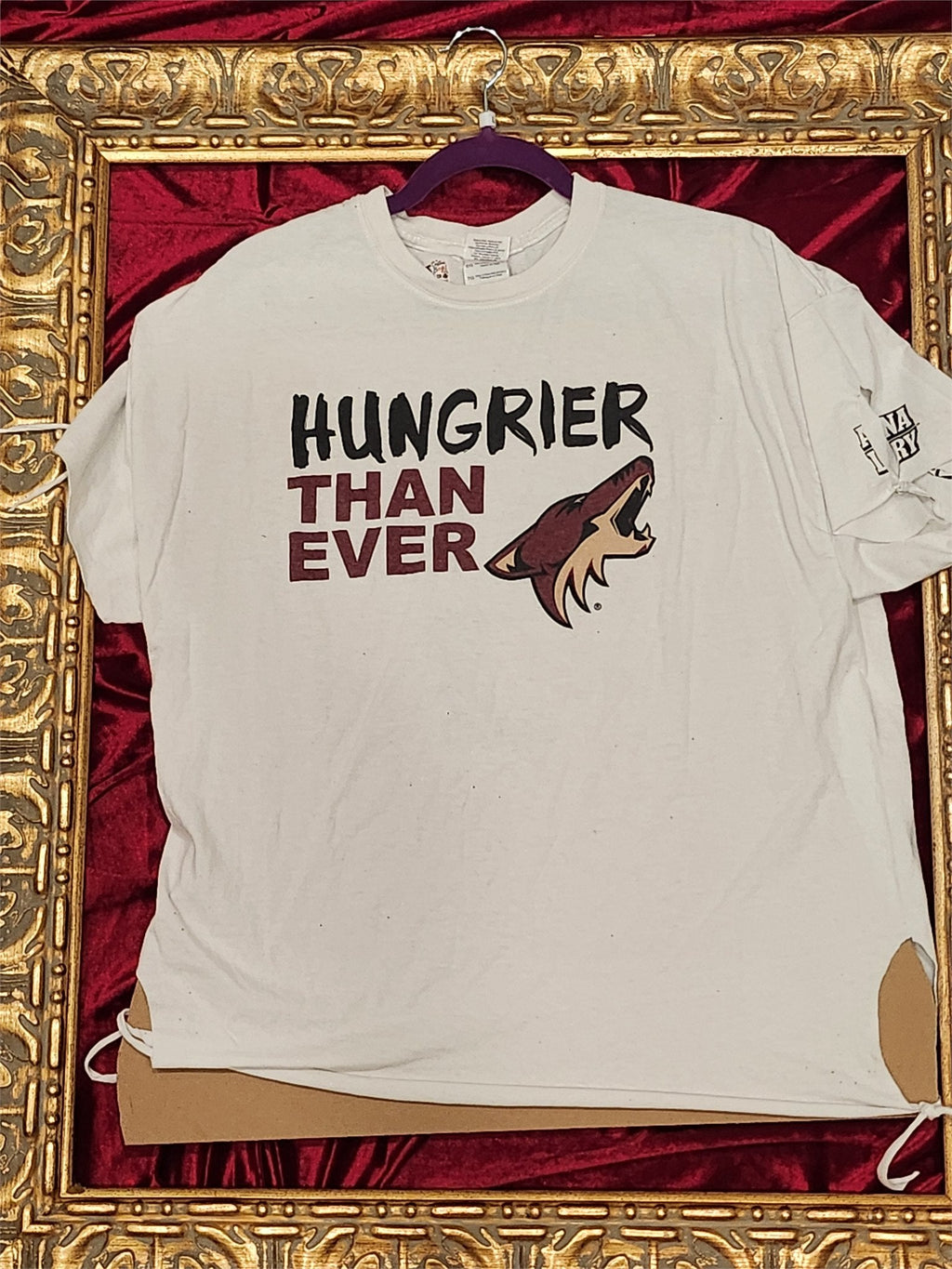 One-of-a-Kind Arizona Coyotes Upcycled Shirt – Women’s Large