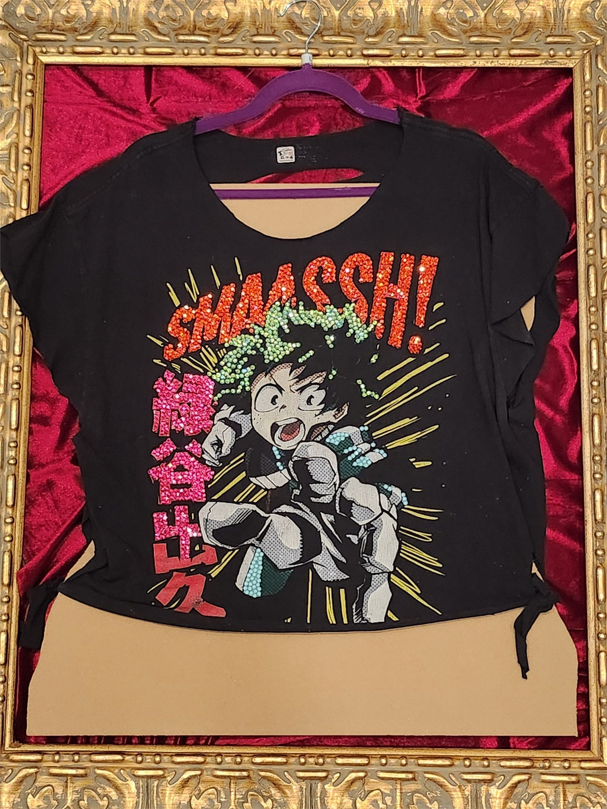 One-of-a-Kind Smash Anime Upcycled Shirt – Women’s Large