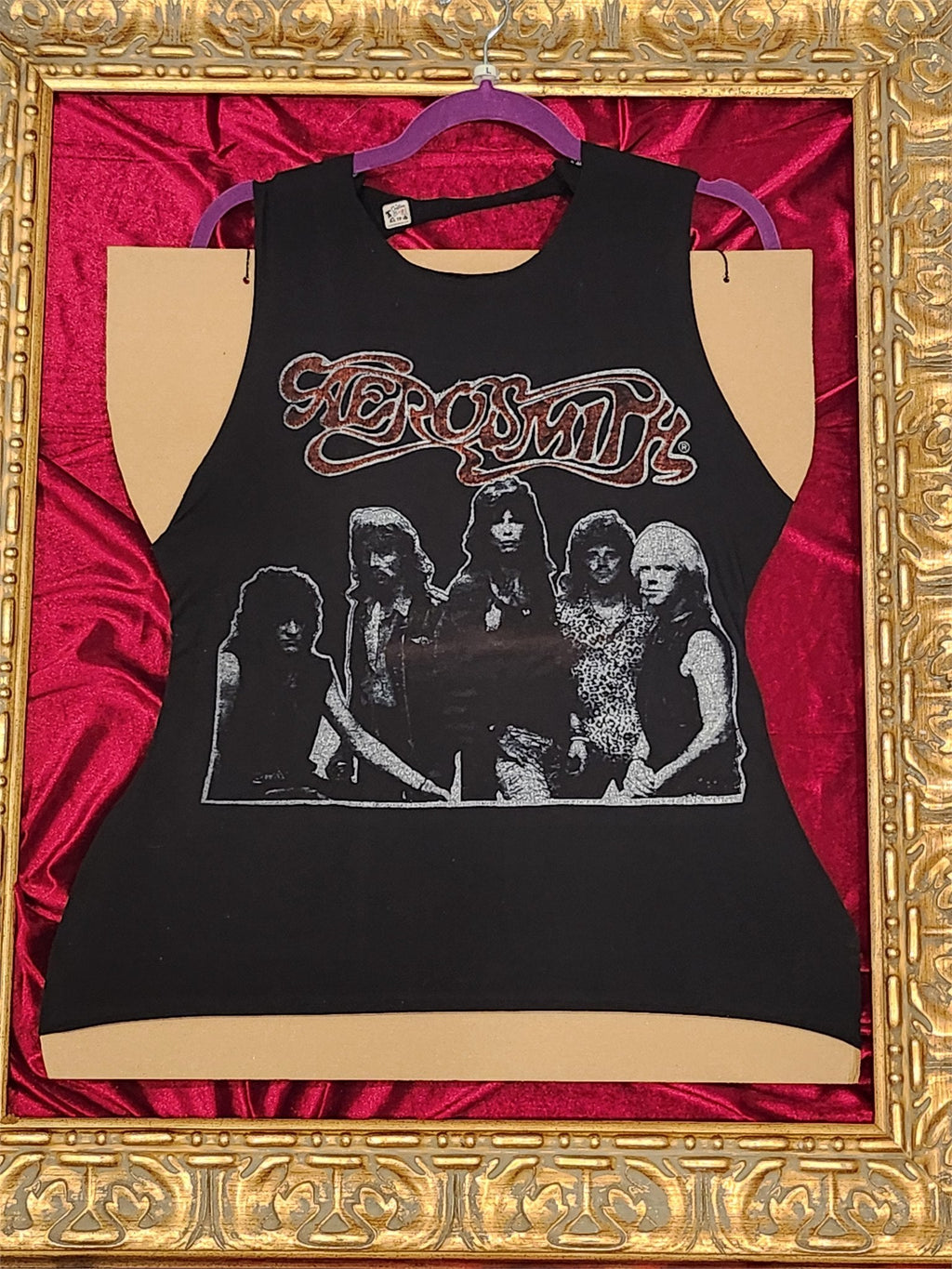 One-of-a-Kind Aerosmith Upcycled Tank – Women’s Large