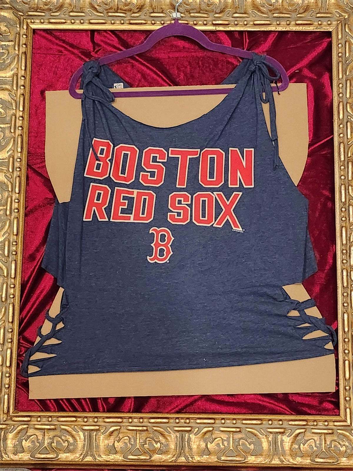 One-of-a-Kind Boston Red Sox Upcycled Tank – Women’s Large