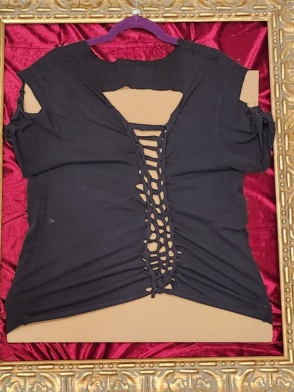 One-of-a-Kind Electric Motors Upcycled Shirt – Women’s Large - additional view