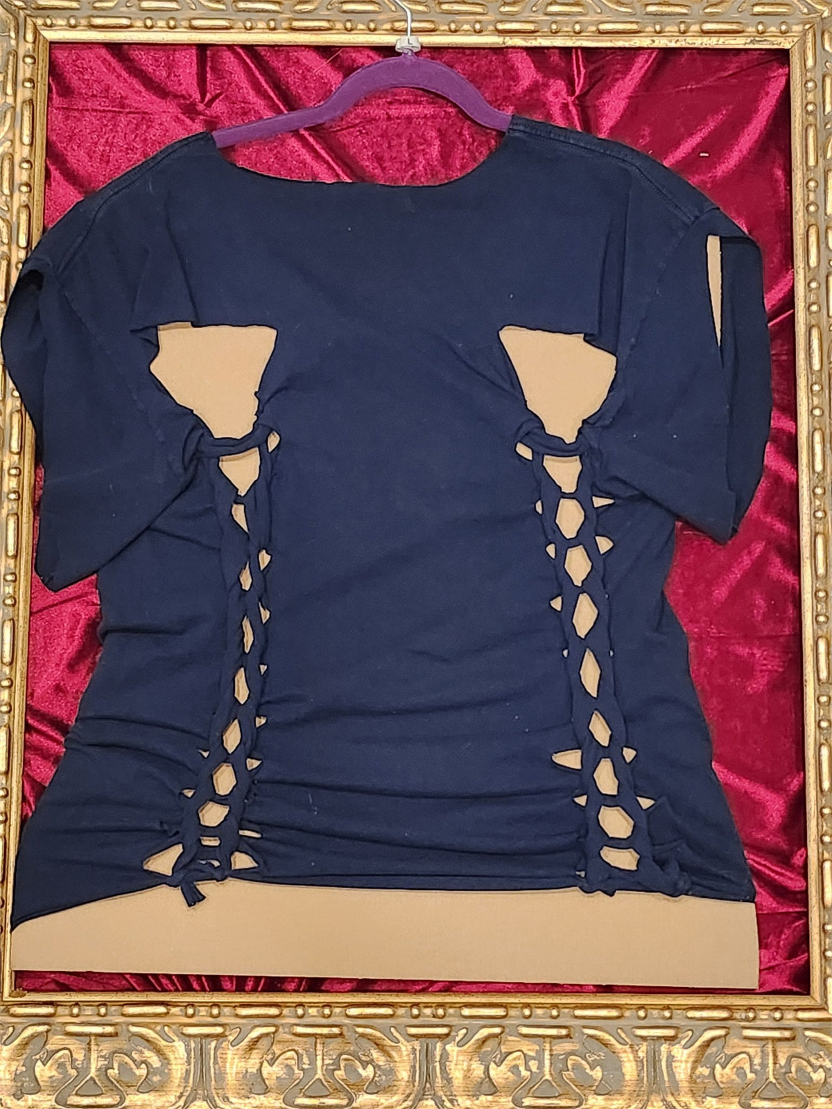 One-of-a-Kind Charlie Brown Upcycled Shirt – Women’s Large - additional view