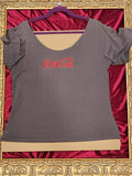 One-of-a-Kind Coca Cola Upcycled Shirt – Women’s Large
