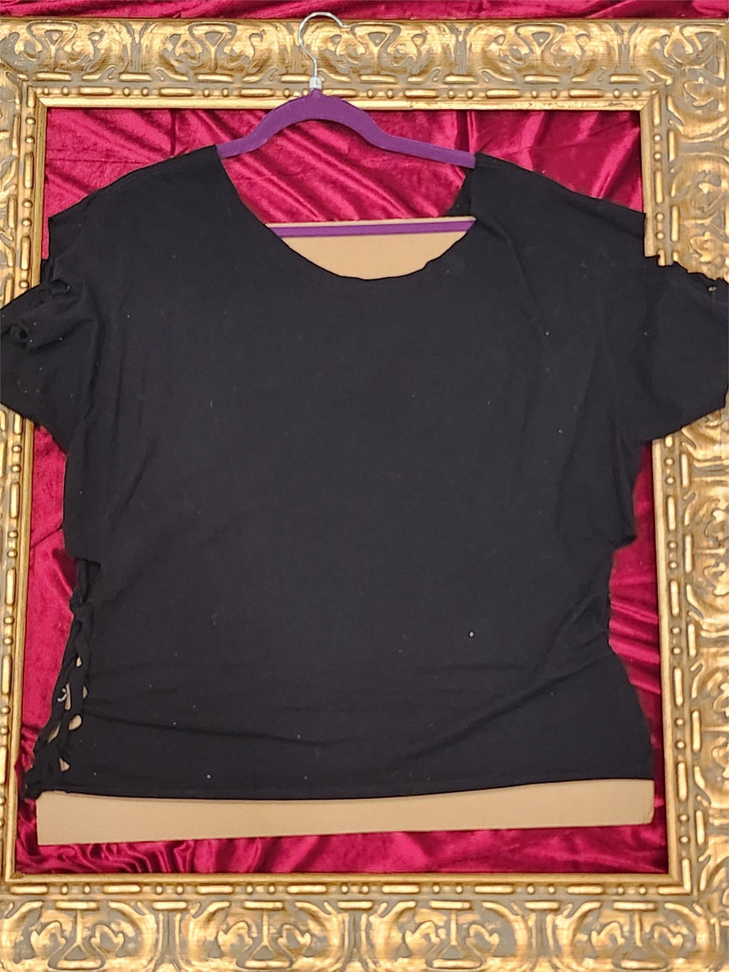 One-of-a-Kind Jesus Highway to Heaven Upcycled Shirt – Women’s Large - additional view