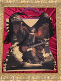 One-of-a-Kind Angel with Guitar Reworked Shirt – Women’s Large