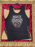 One-of-a-Kind Harley Davidson Reworked Tank – Women’s Large