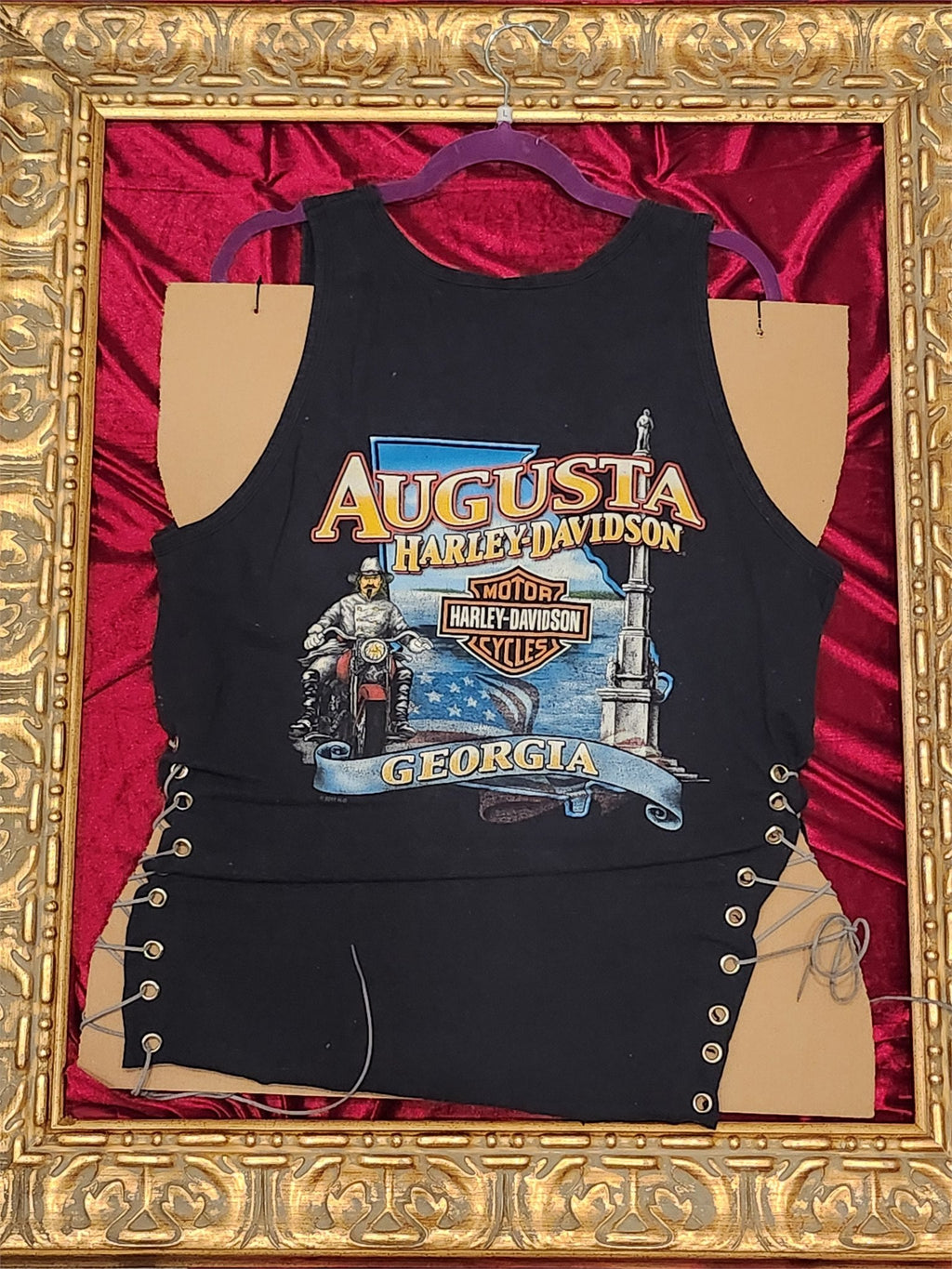 One-of-a-Kind Harley Davidson Reworked Tank – Women’s Large - additional view
