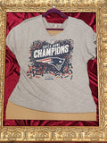 One-of-a-Kind Patriots Super Bowl Champions Reworked Shirt – Women’s Large