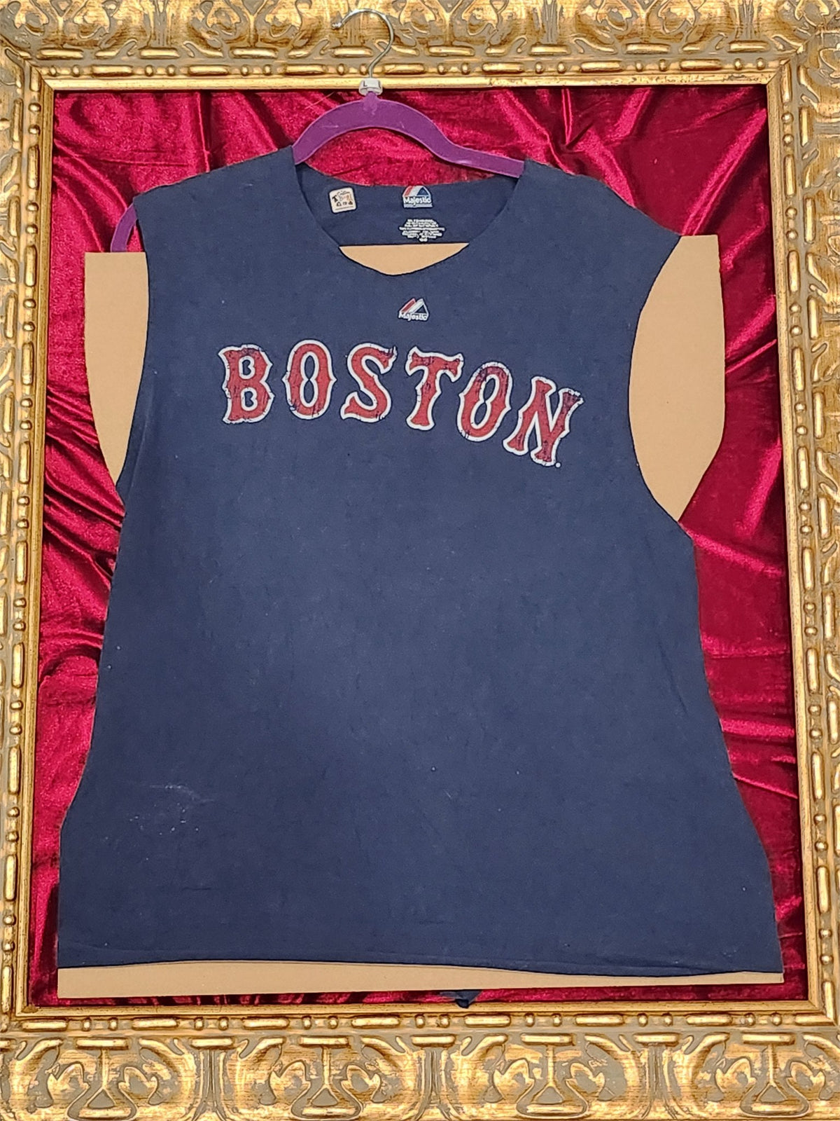 One-of-a-Kind Boston Red Sox Reworked Tank – Women’s Large