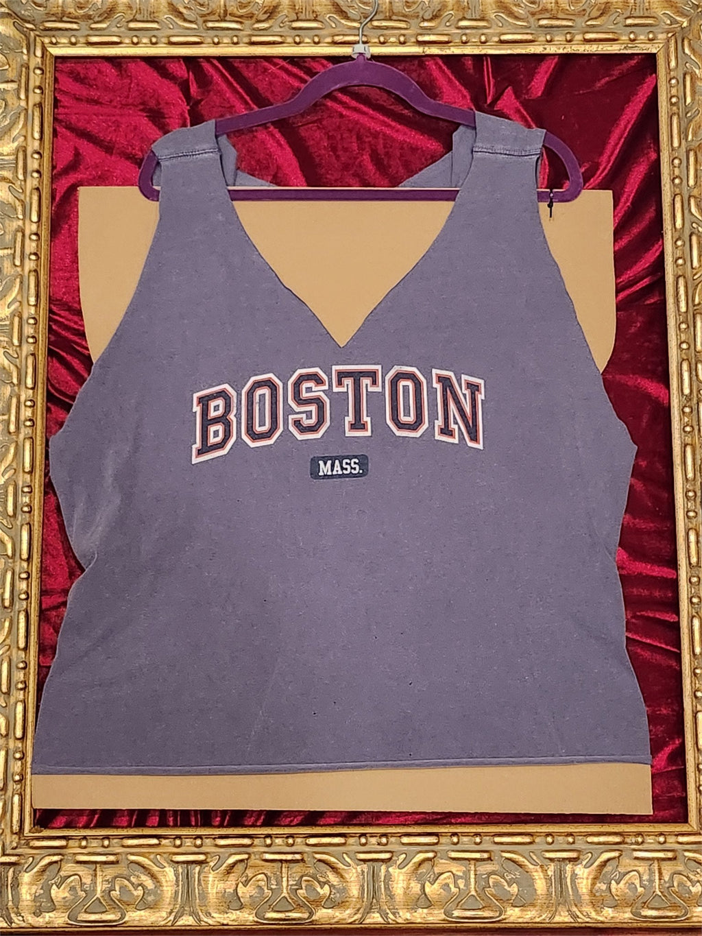 One-of-a-Kind Boston Red Sox Reworked Tank – Women’s Large