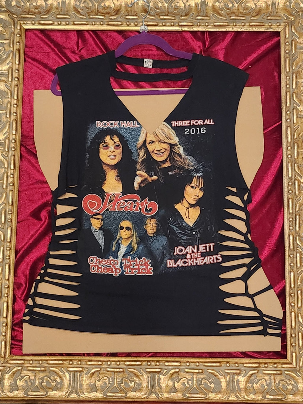 One-of-a-Kind Heart / Cheap Trick / Joan Jett Reworked Tank – Women’s Large