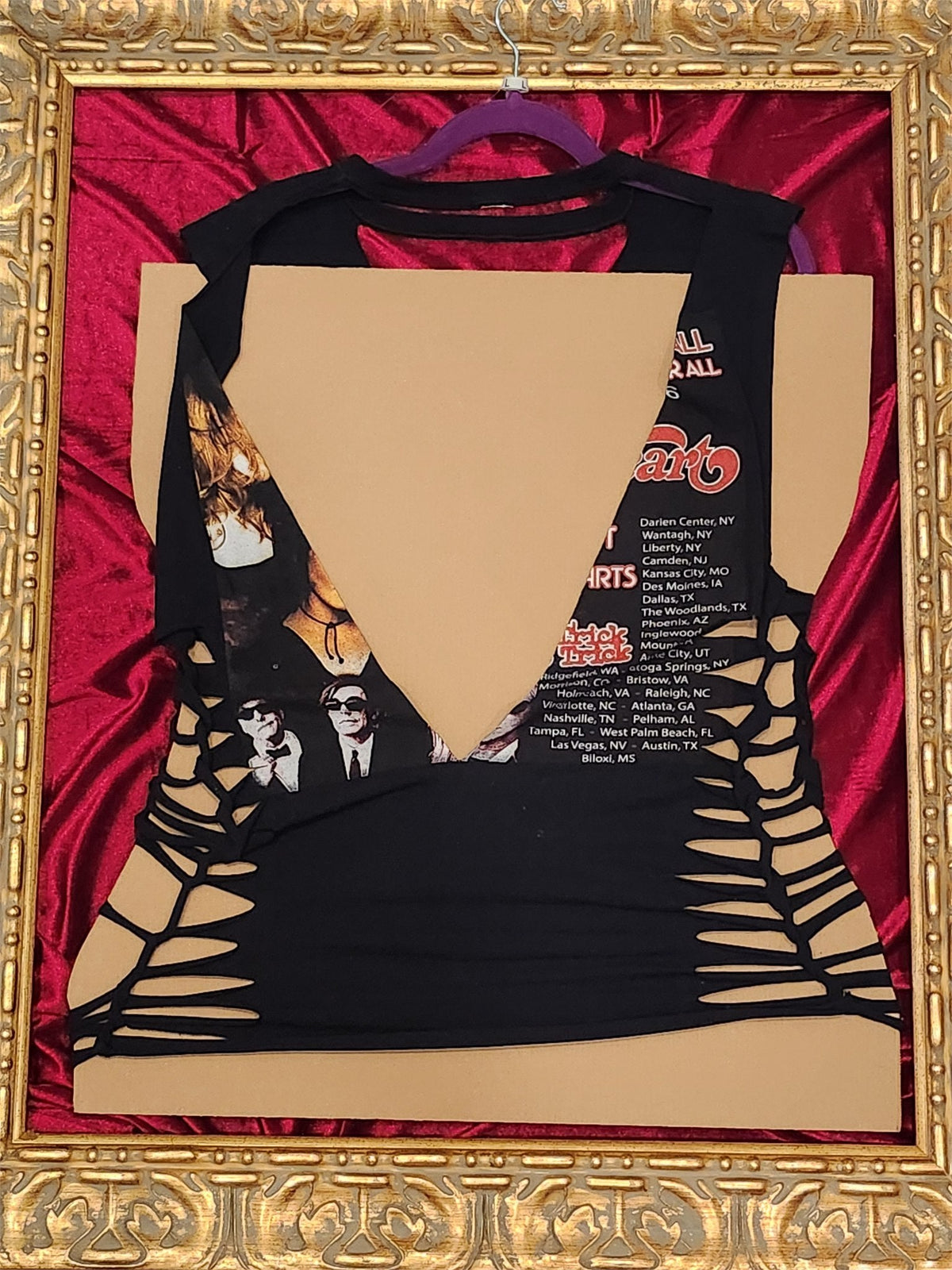 One-of-a-Kind Heart / Cheap Trick / Joan Jett Reworked Tank – Women’s Large - additional view