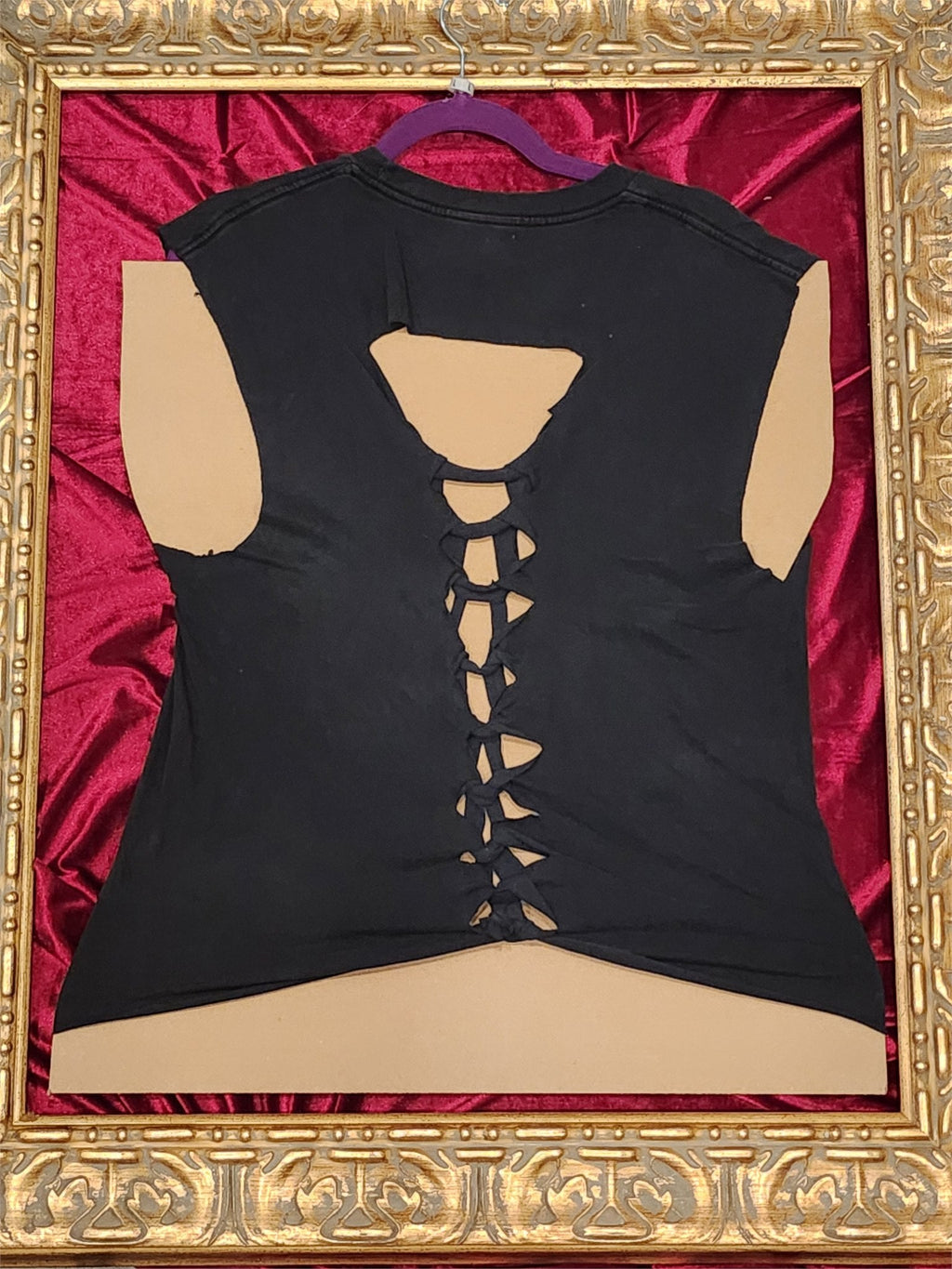 One-of-a-Kind Just Saiyan! Anime Reworked Tank – Women’s Large - additional view