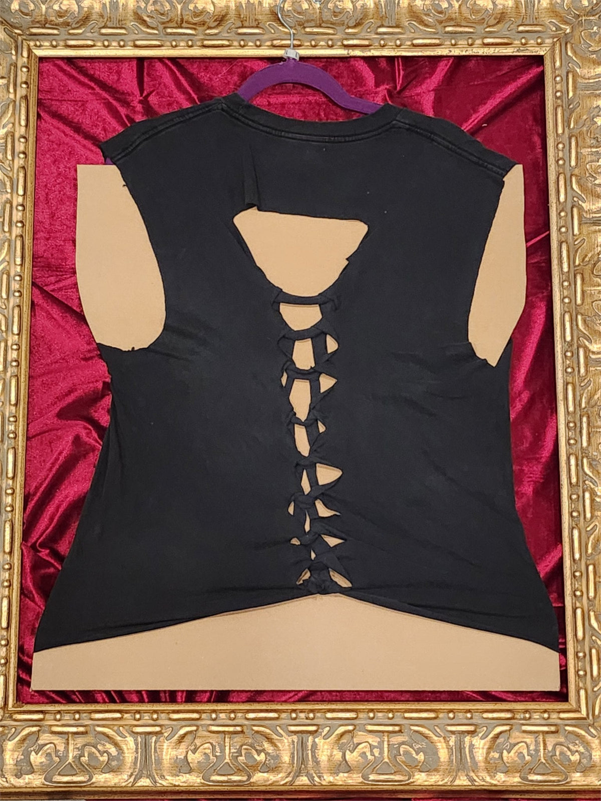 One-of-a-Kind Just Saiyan! Anime Reworked Tank – Women’s Large - additional view