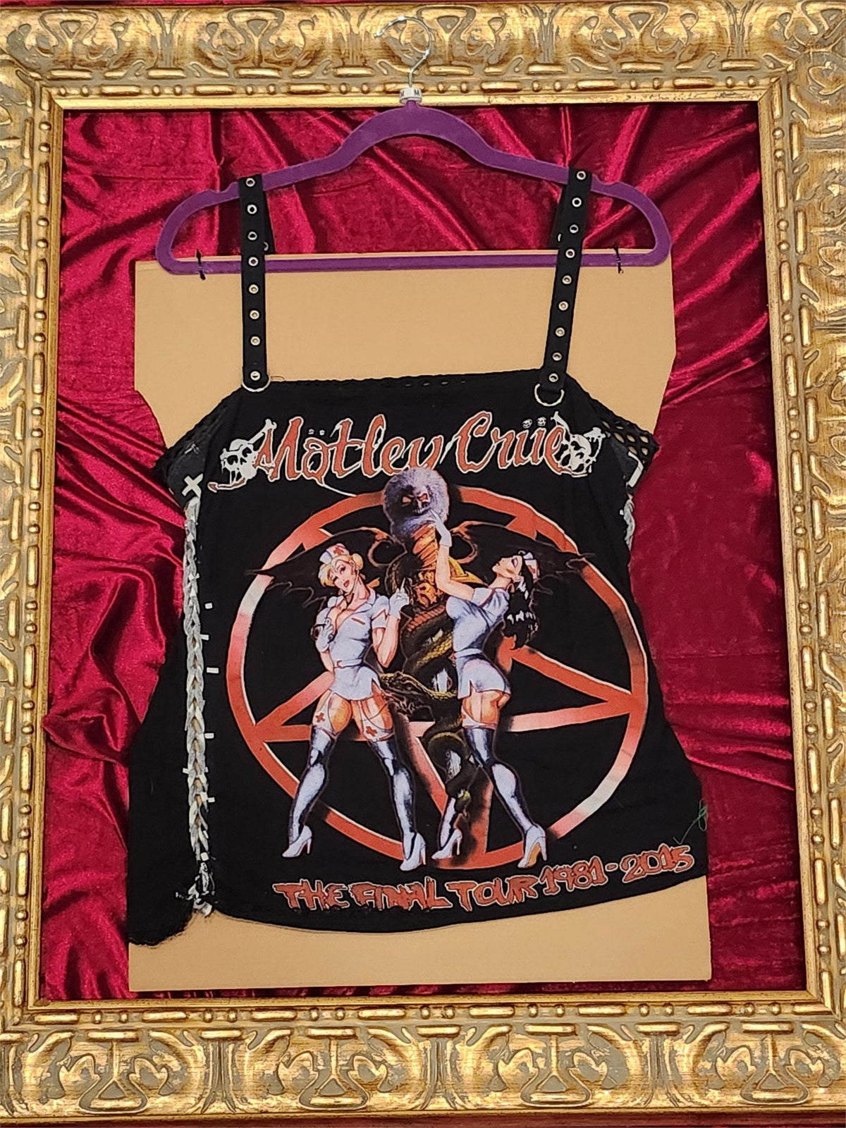 One-of-a-Kind Motley Crue Reworked Tank – Women’s Large