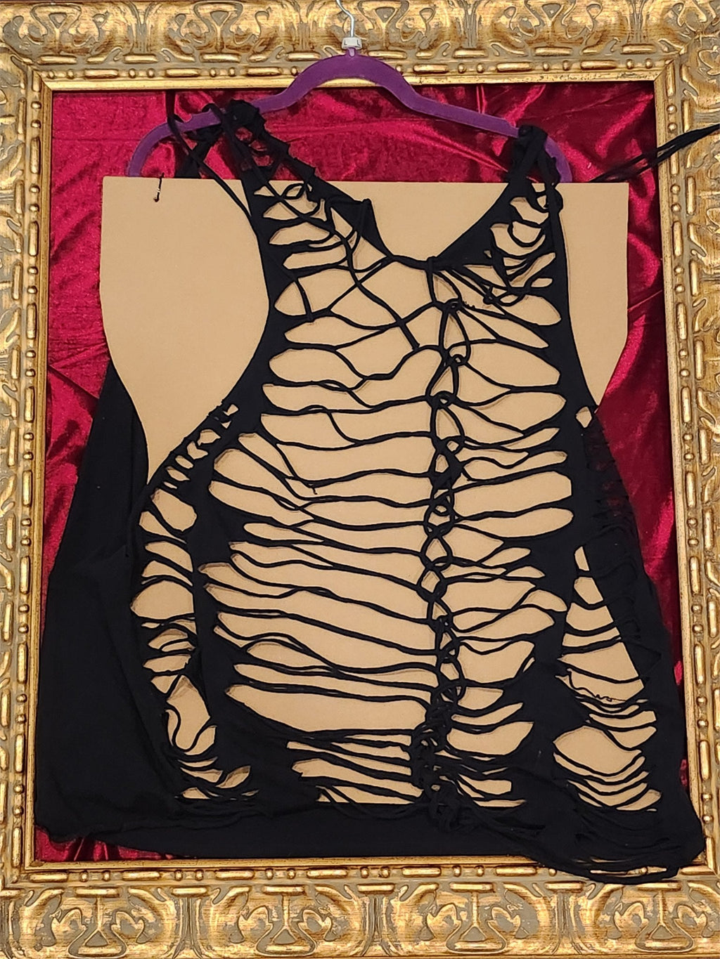 Motley / Def Leppard / Poison – One-of-a-Kind Women’s L Reworked Tank - additional view