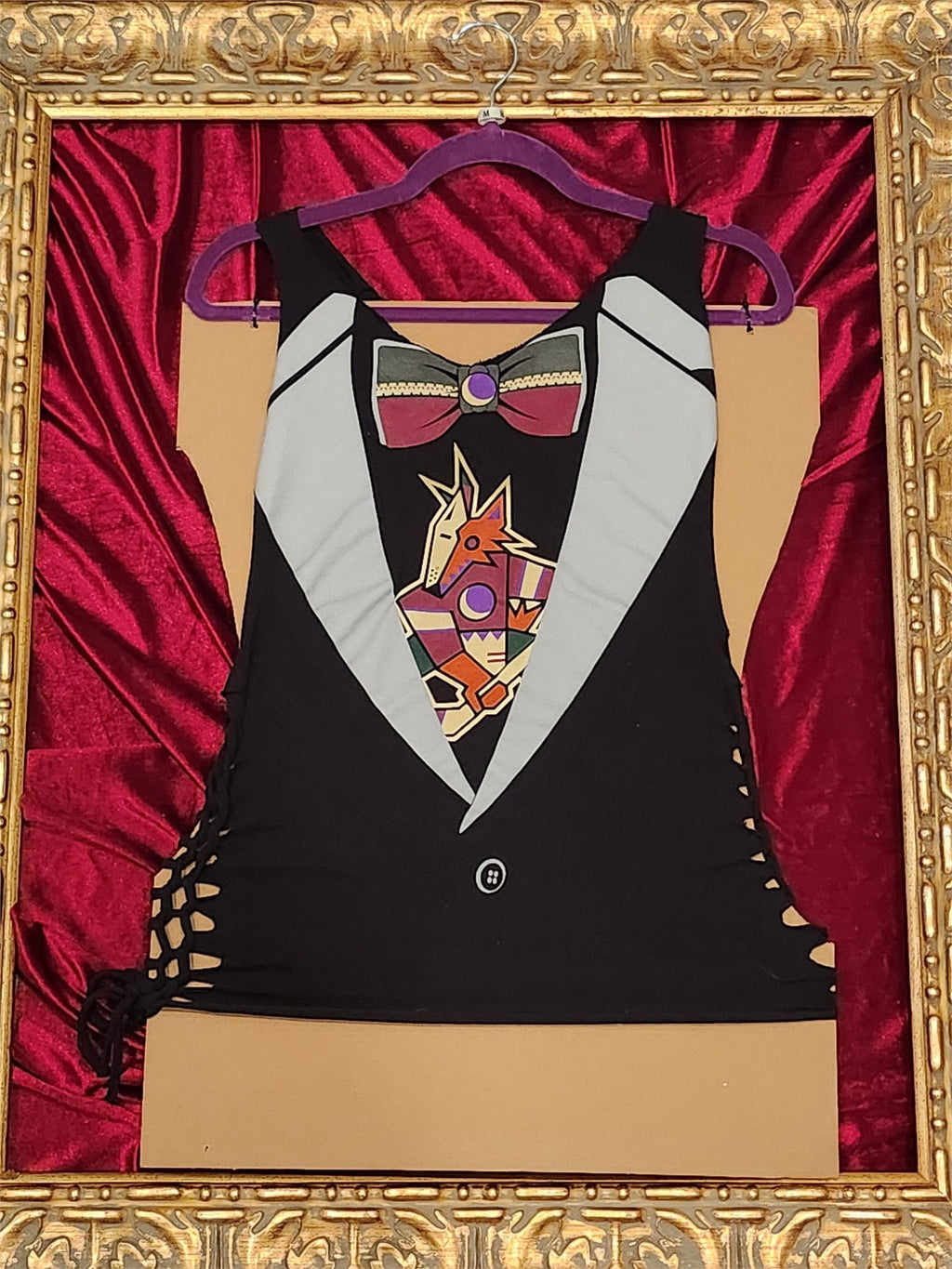 One-of-a-Kind Arizona Coyotes Tuxedo Reworked Tank – Size M